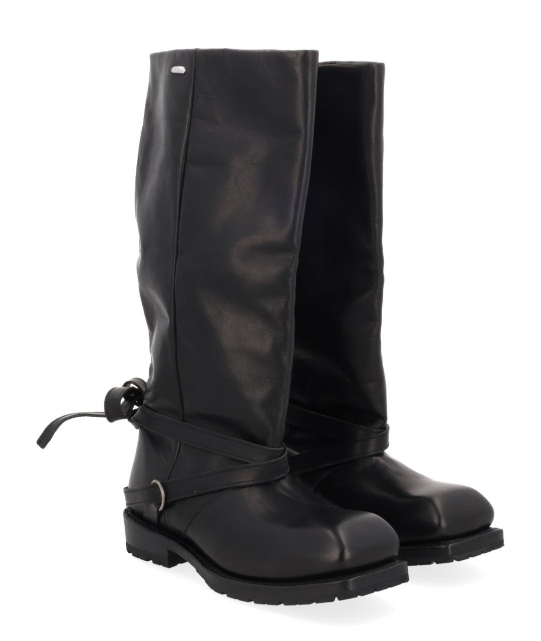 OUR LEGACY Черные кожаные сапоги, фото 2
