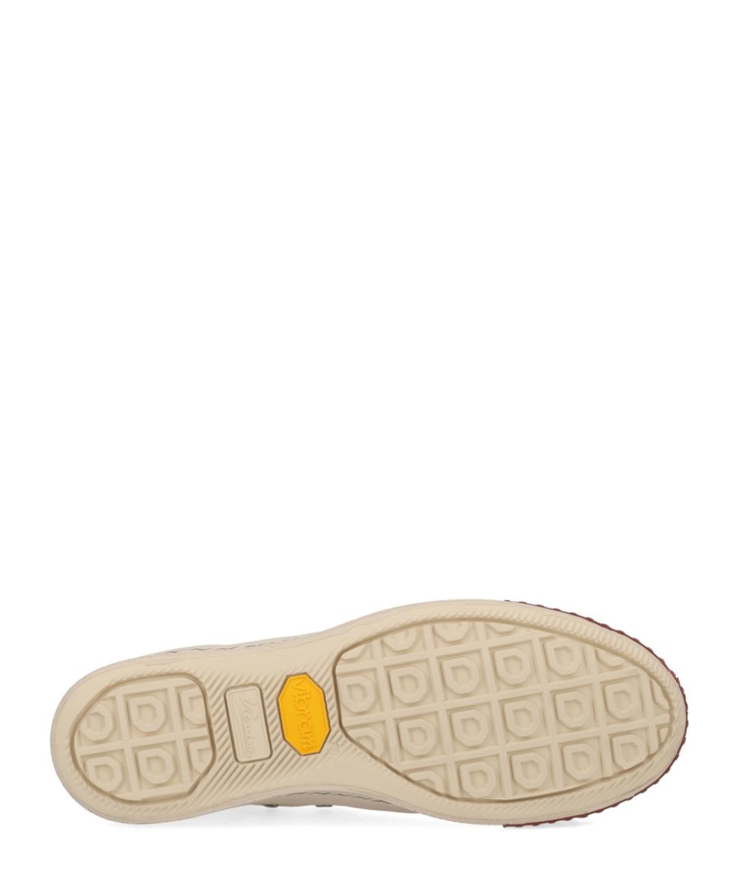 VISVIM Бежевые текстильные высокие кроссовки / кеды, фото 5