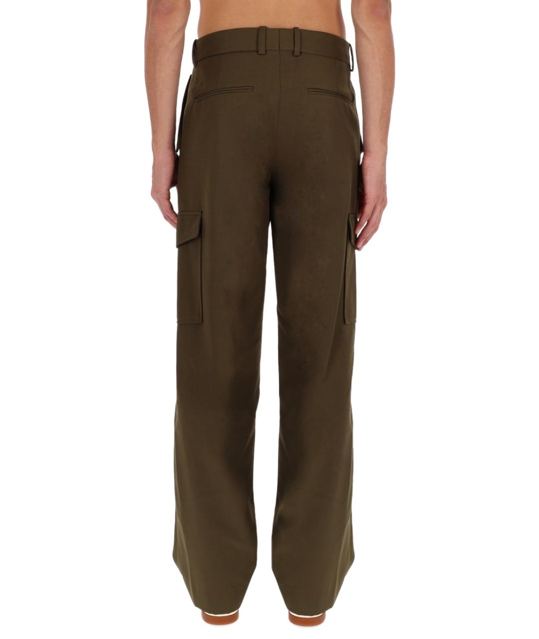 Drole de Monsieur Коричневые полиэстеровые повседневные брюки, фото 4