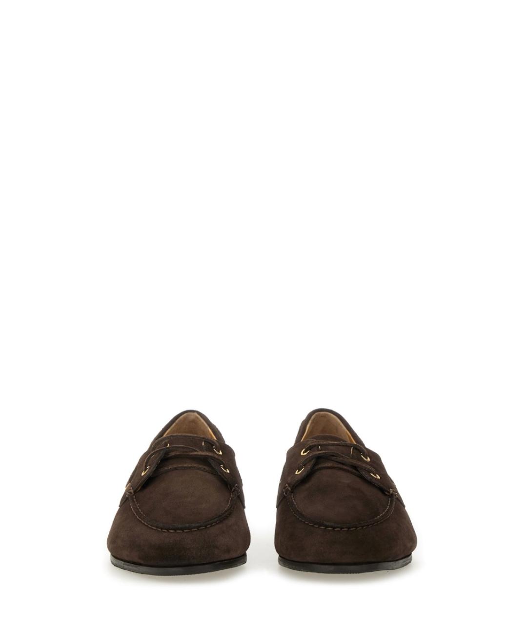 BALLY Коричневые замшевые лоферы, фото 4