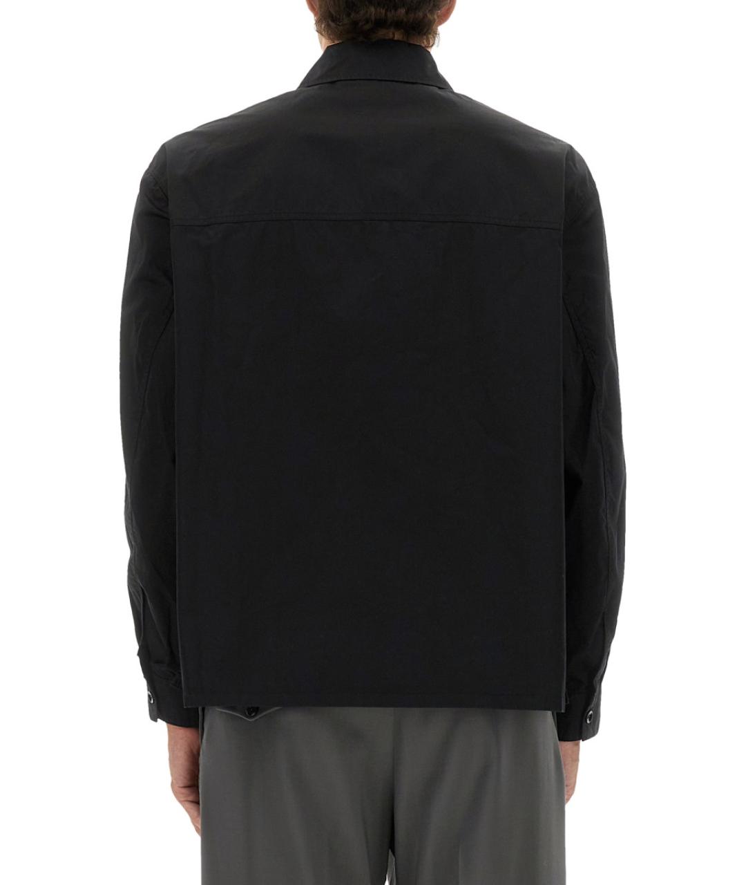 LEMAIRE Черная хлопковая кэжуал рубашка, фото 3