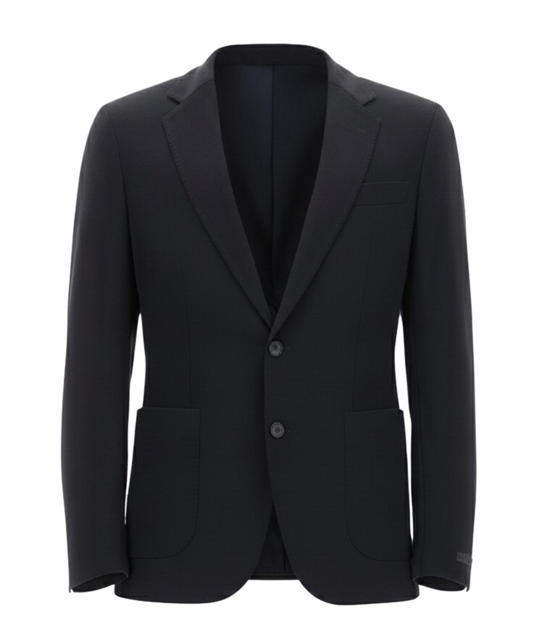 HUGO BOSS Синий хлопковый пиджак, фото 1