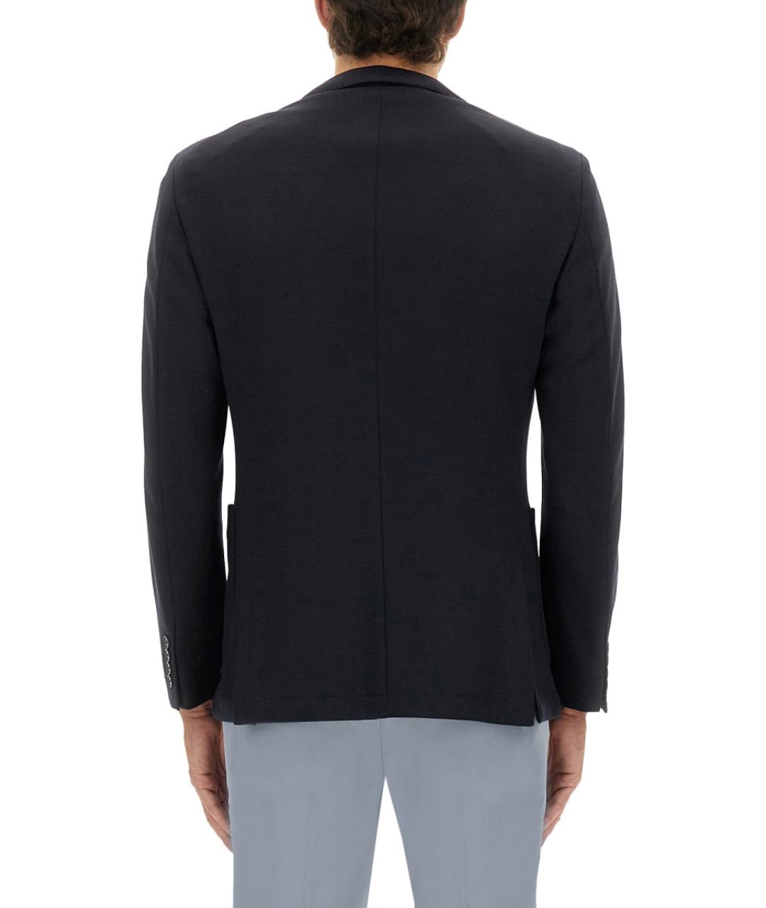 HUGO BOSS Синий хлопковый пиджак, фото 3