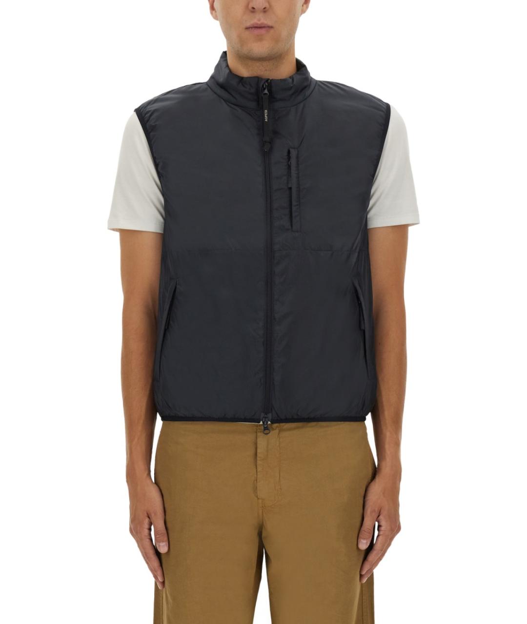 ASPESI Синий полиамидовый жилет, фото 5