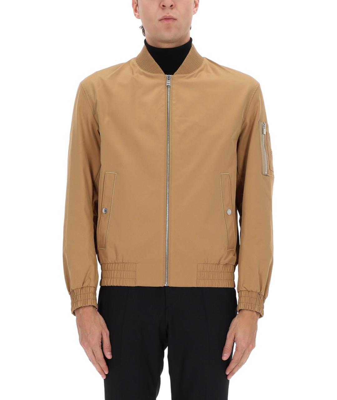 HUGO BOSS Бежевая полиэстеровая куртка, фото 4