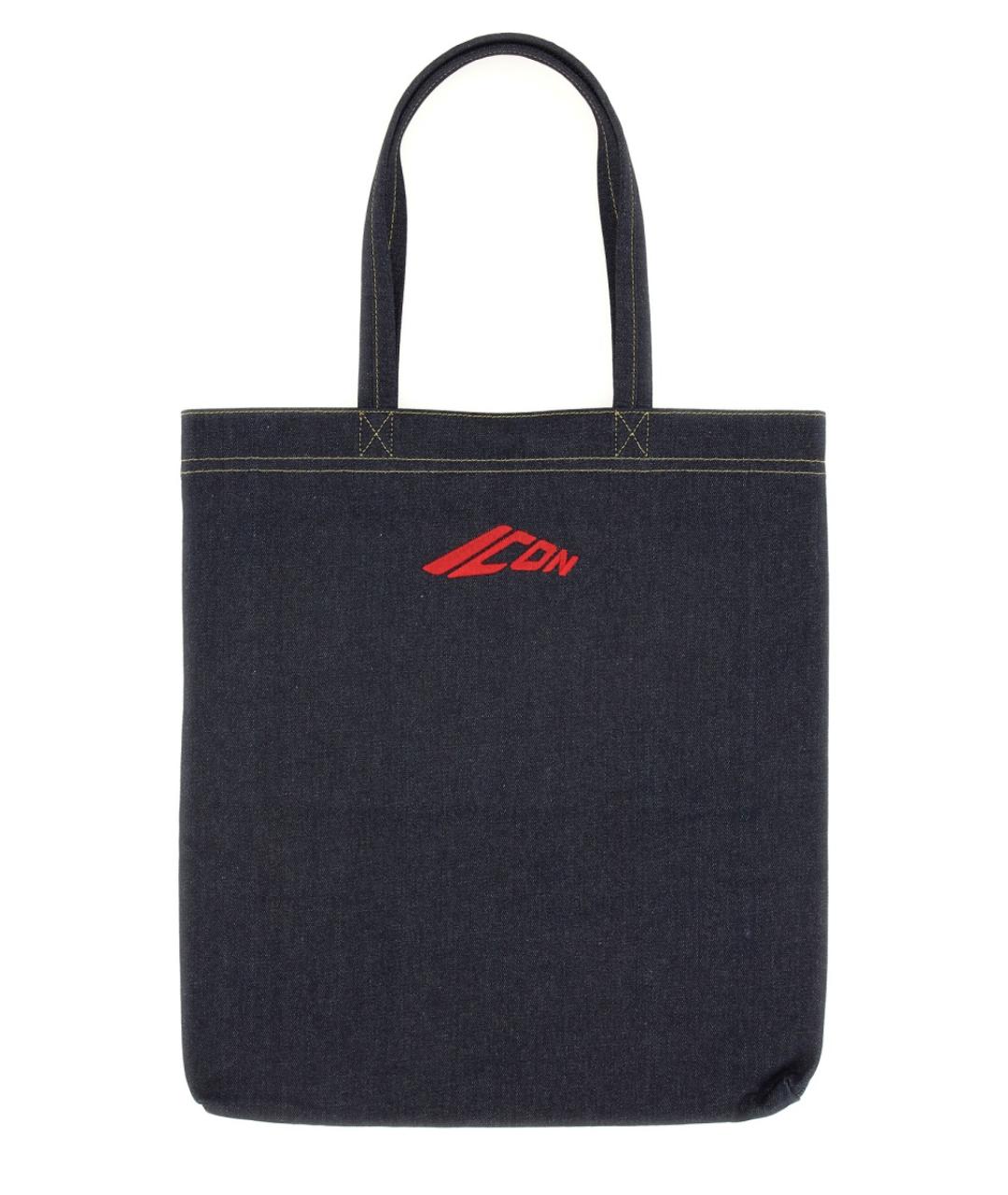 DSQUARED2 Черная хлопковая сумка тоут, фото 1