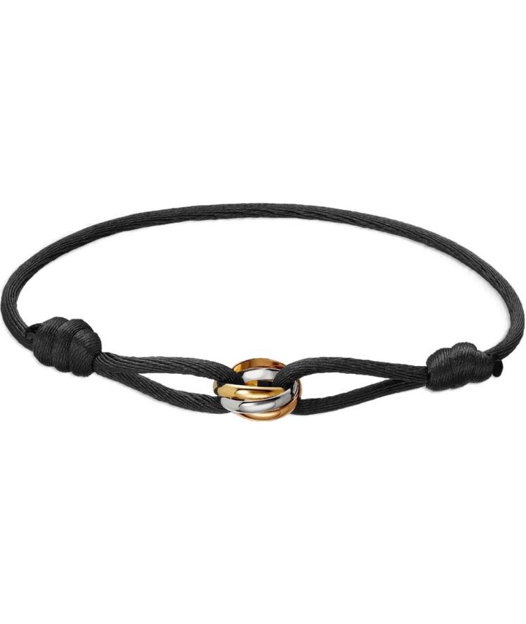 CARTIER Черный браслет из желтого золота, фото 1