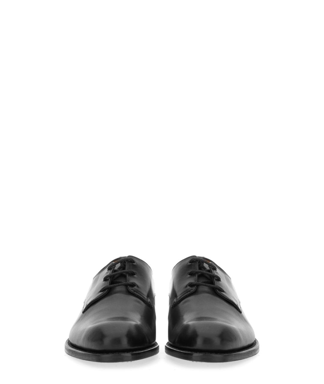 OUR LEGACY Черные кожаные брогги и оксфорды, фото 5