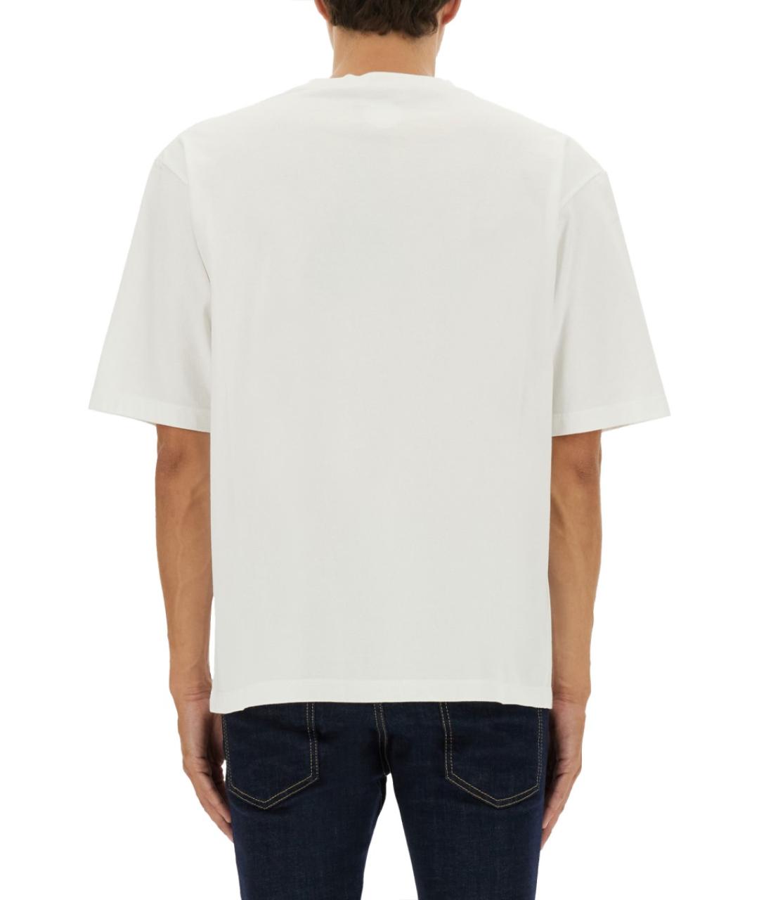 DSQUARED2 Белая хлопковая футболка, фото 3