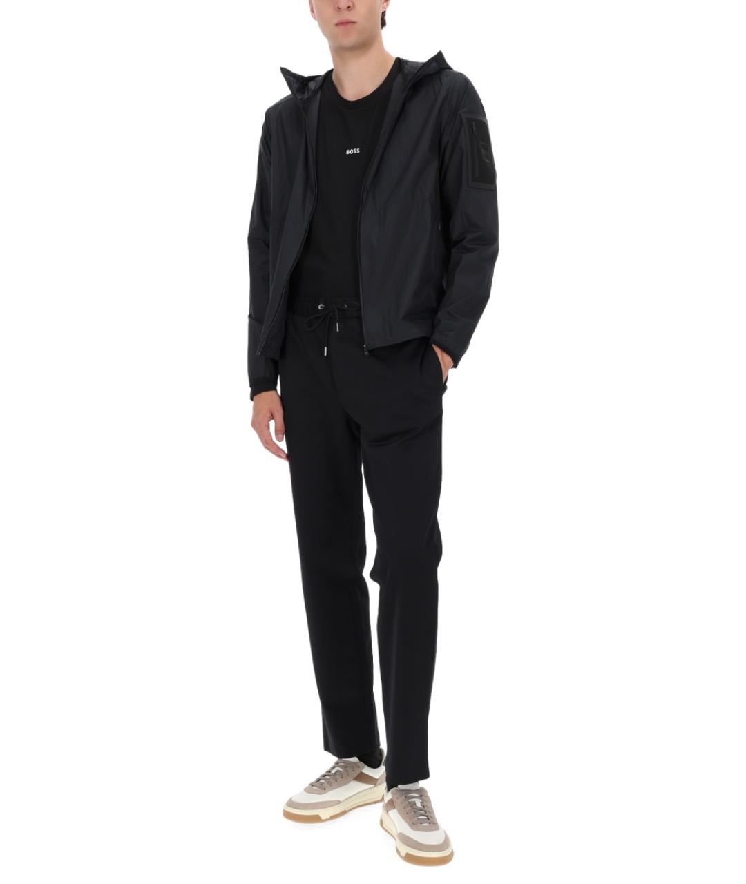 HUGO BOSS Синяя полиамидовая куртка, фото 2