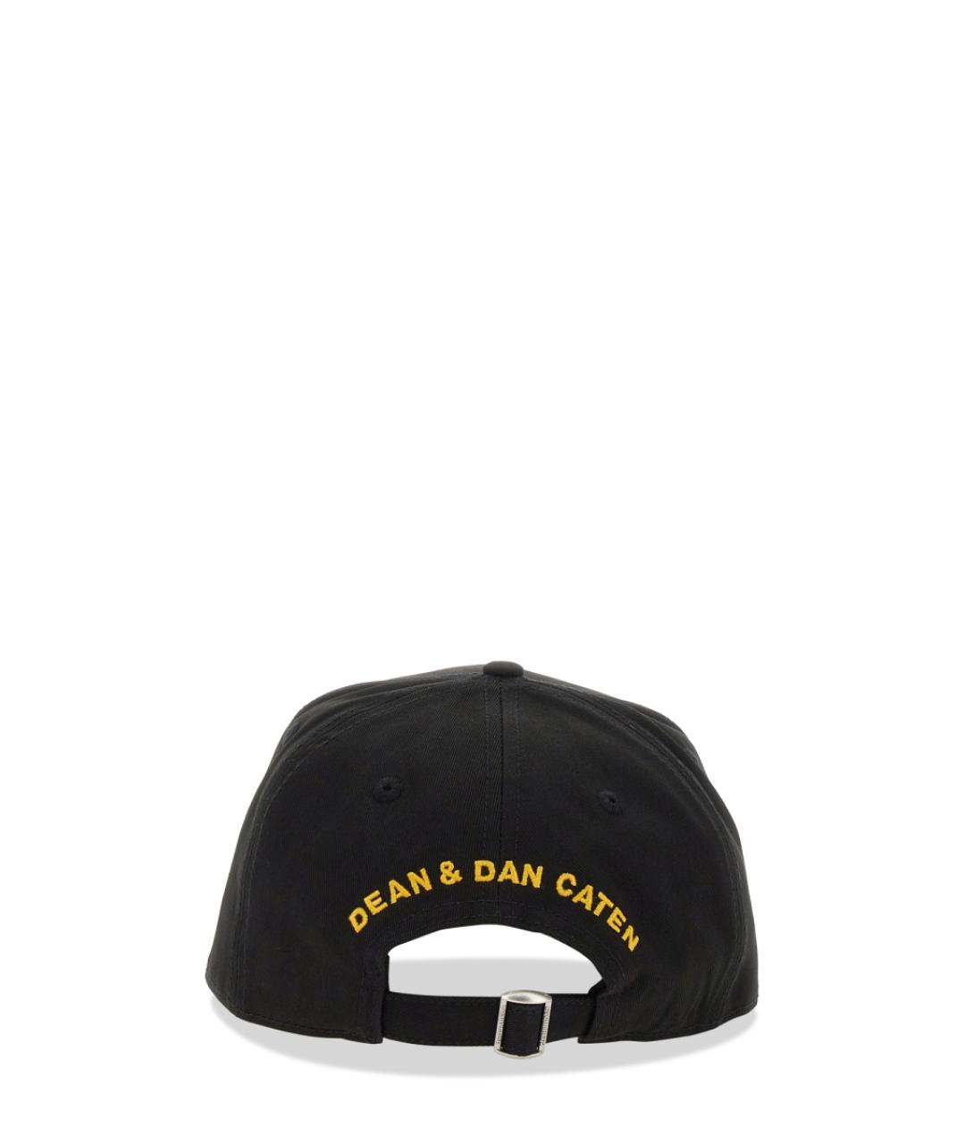 DSQUARED2 Черная хлопковая кепка/бейсболка, фото 3