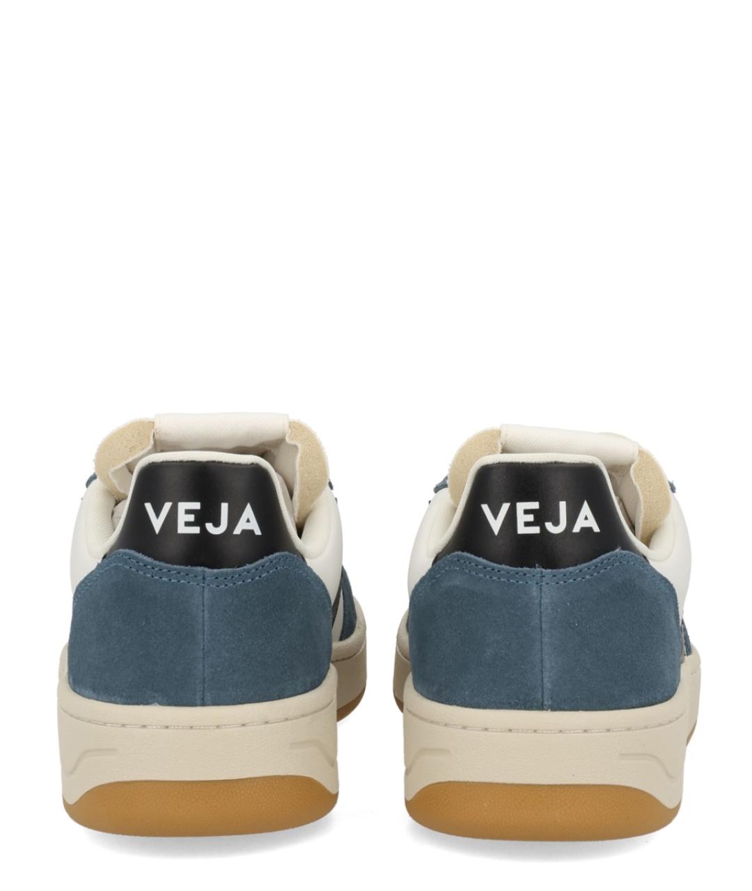 VEJA Синие кожаные низкие кроссовки / кеды, фото 4