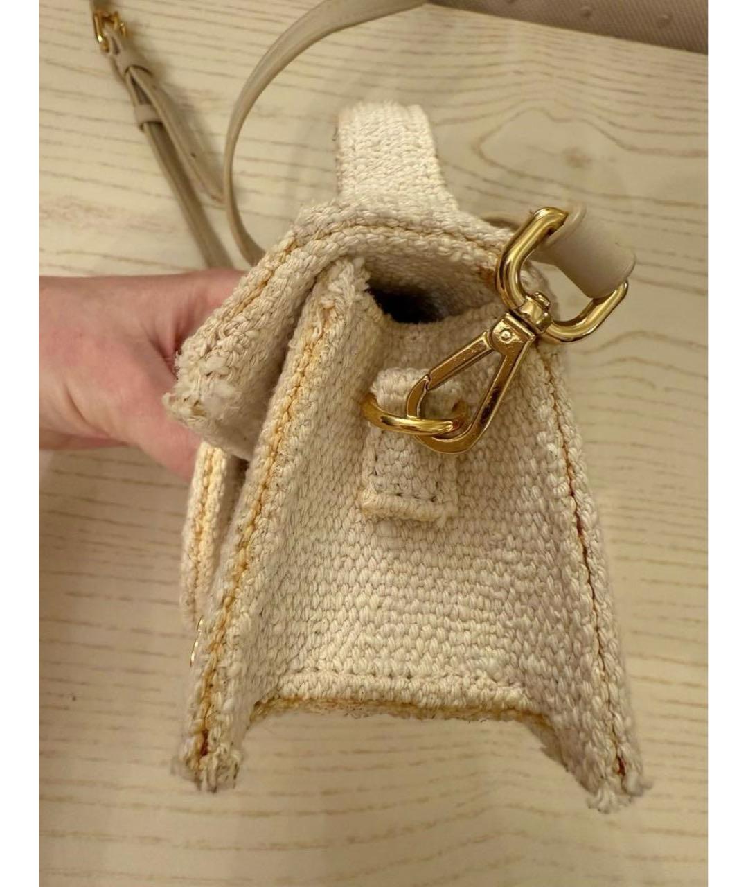 JACQUEMUS Тканевая сумка с короткими ручками, фото 4