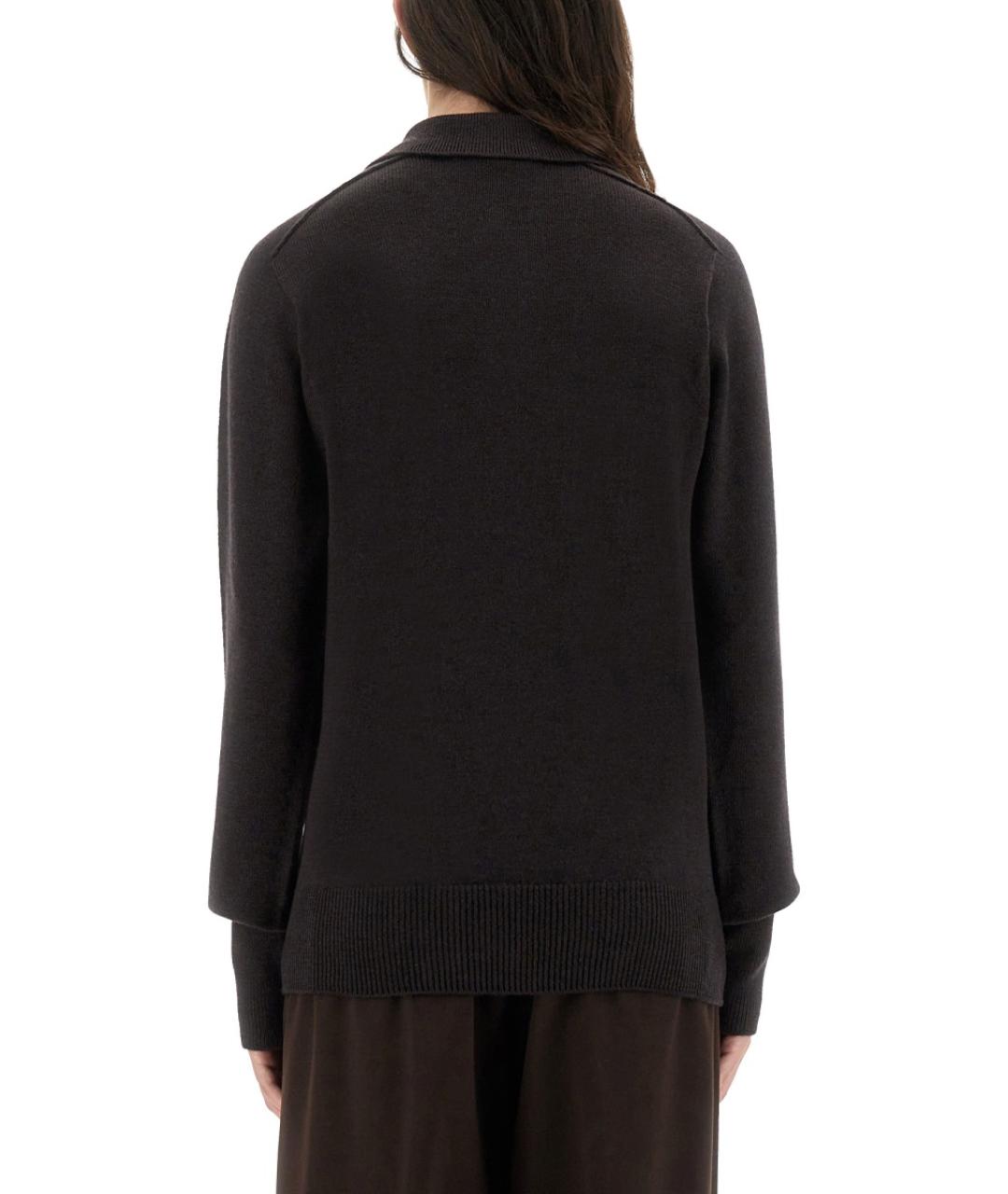 STUDIO NICHOLSON Коричневый шерстяной джемпер / свитер, фото 3