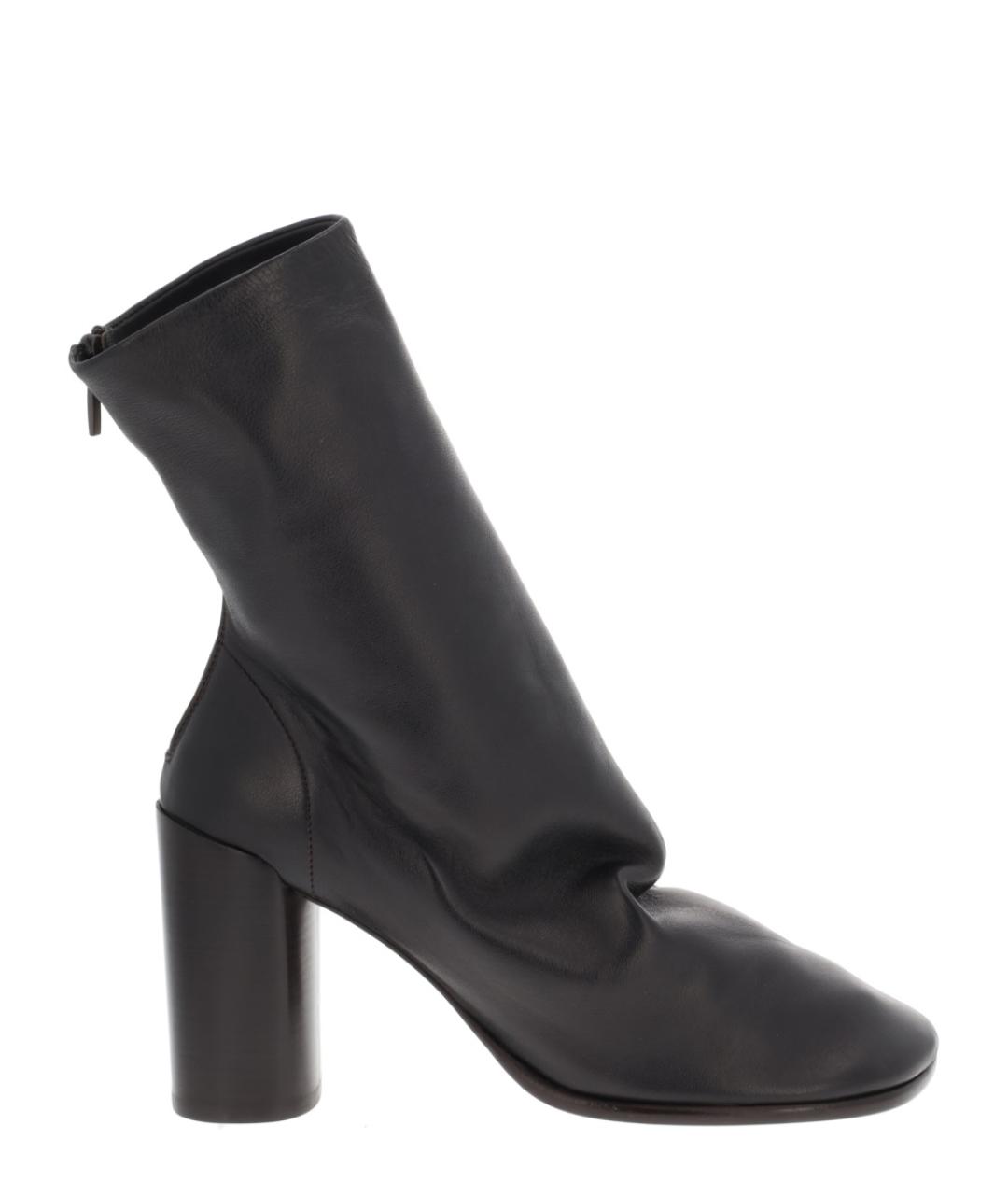 LEMAIRE Коричневые кожаные ботильоны, фото 1