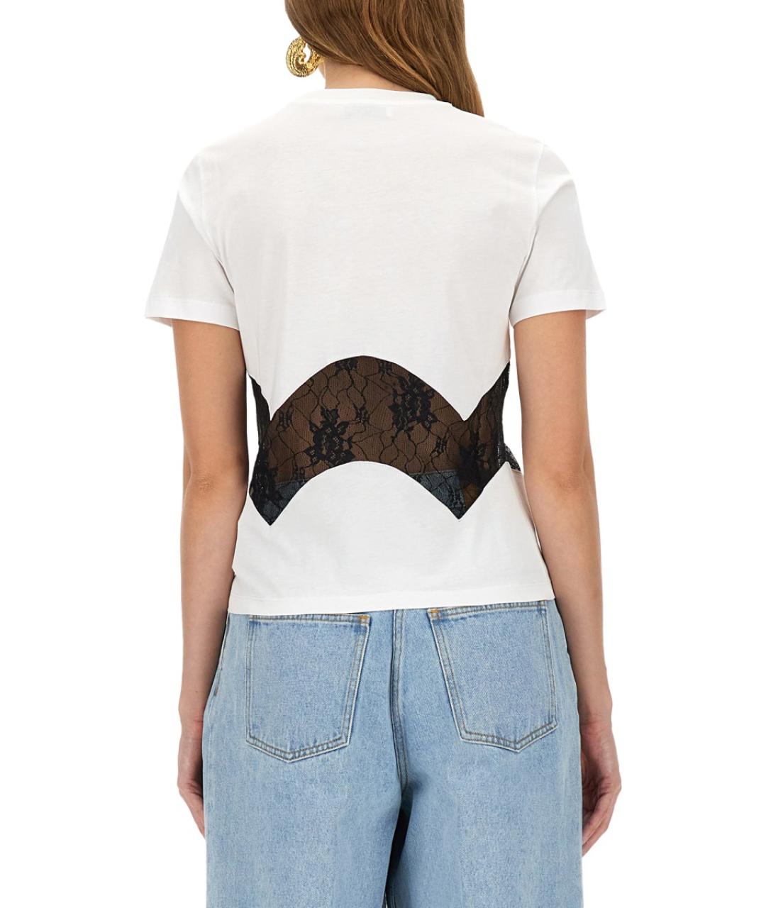 NINA RICCI Белая хлопковая футболка, фото 3