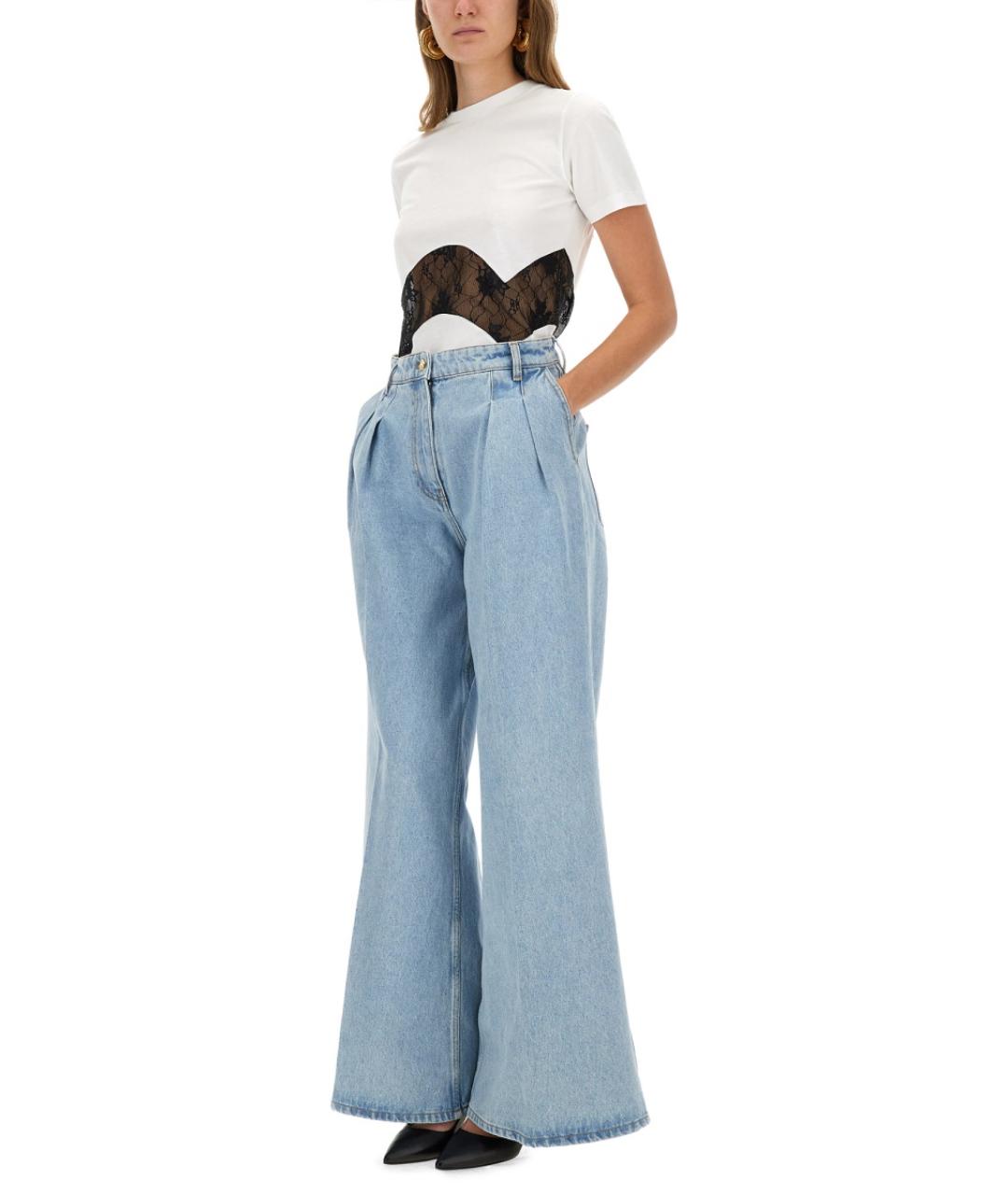 NINA RICCI Белая хлопковая футболка, фото 2