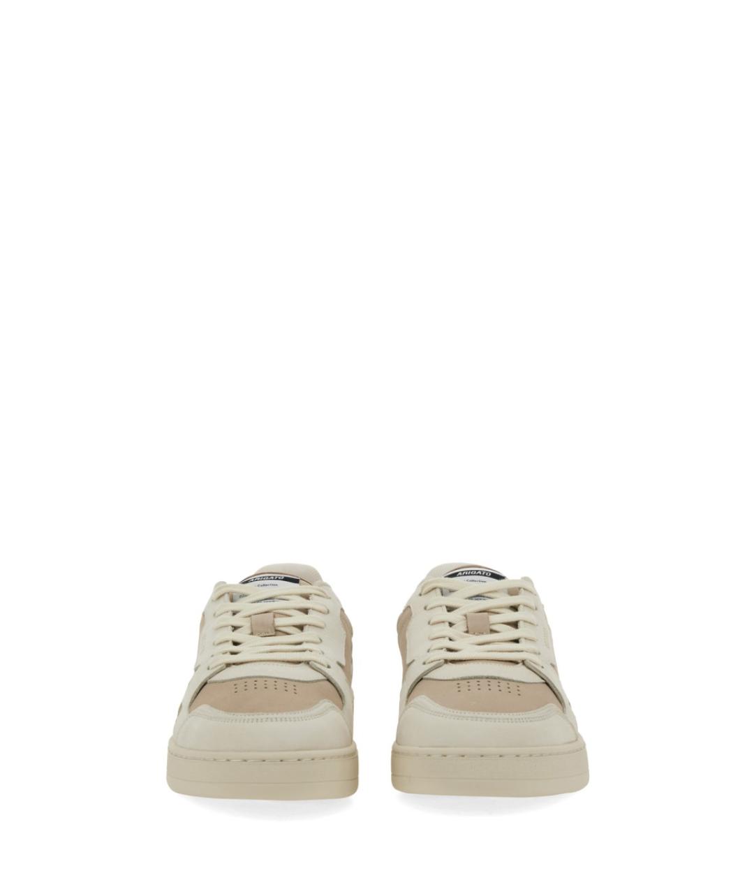 AXEL ARIGATO Бежевые кожаные низкие кроссовки / кеды, фото 4