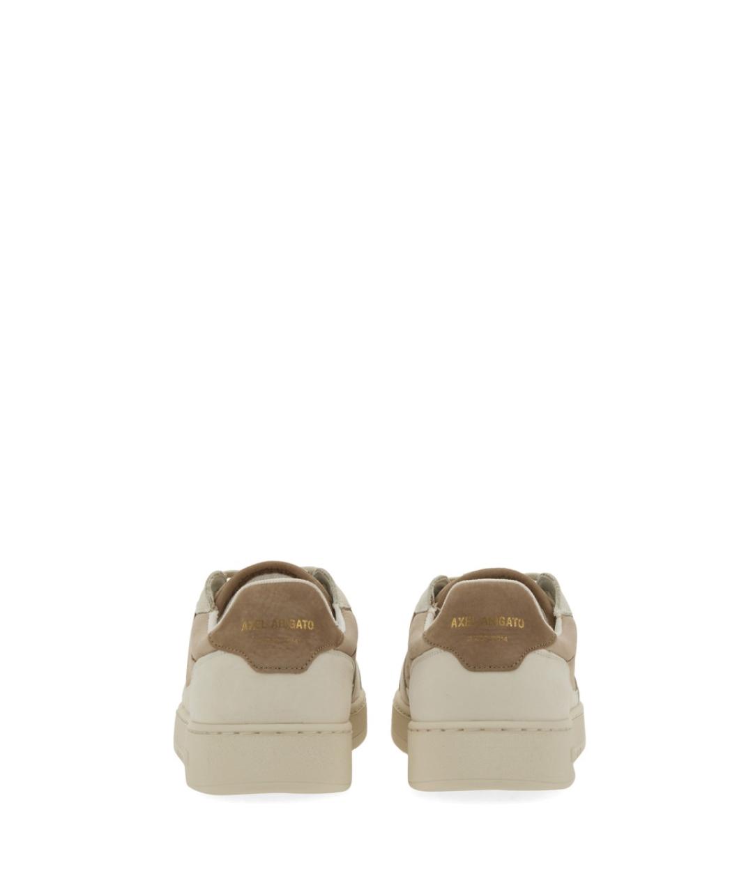 AXEL ARIGATO Бежевые кожаные низкие кроссовки / кеды, фото 3