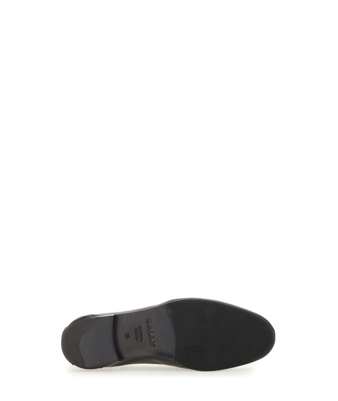 BALLY Черные кожаные лоферы, фото 5