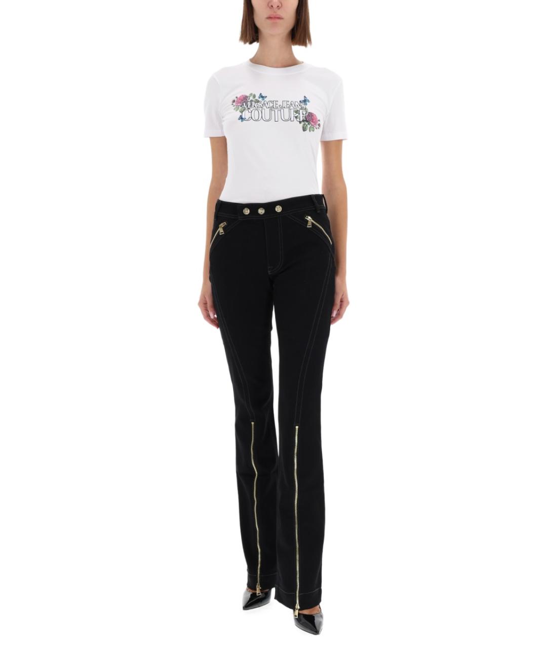 VERSACE JEANS COUTURE Белая хлопковая футболка, фото 2