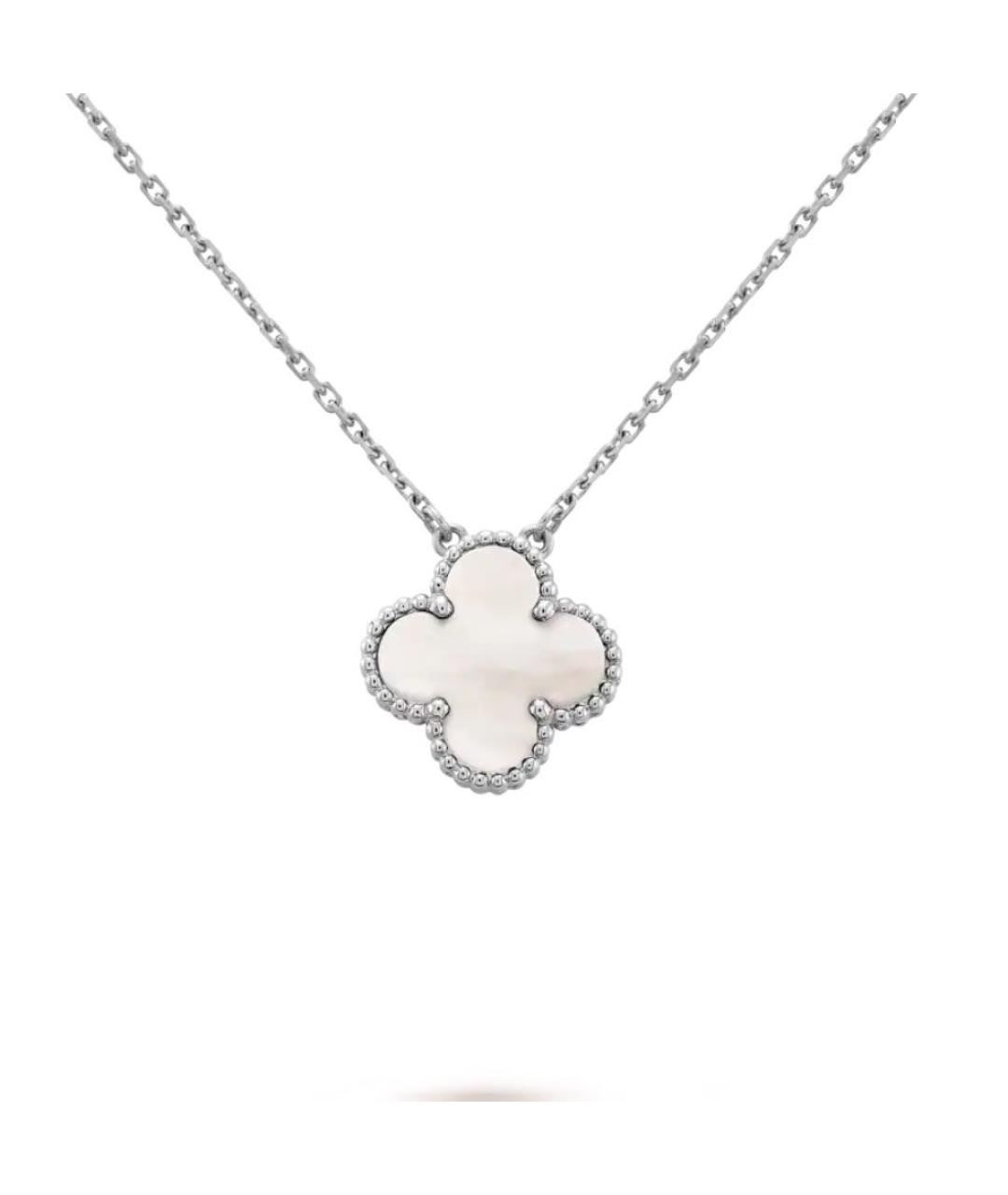 VAN CLEEF & ARPELS Белое колье из белого золота, фото 7