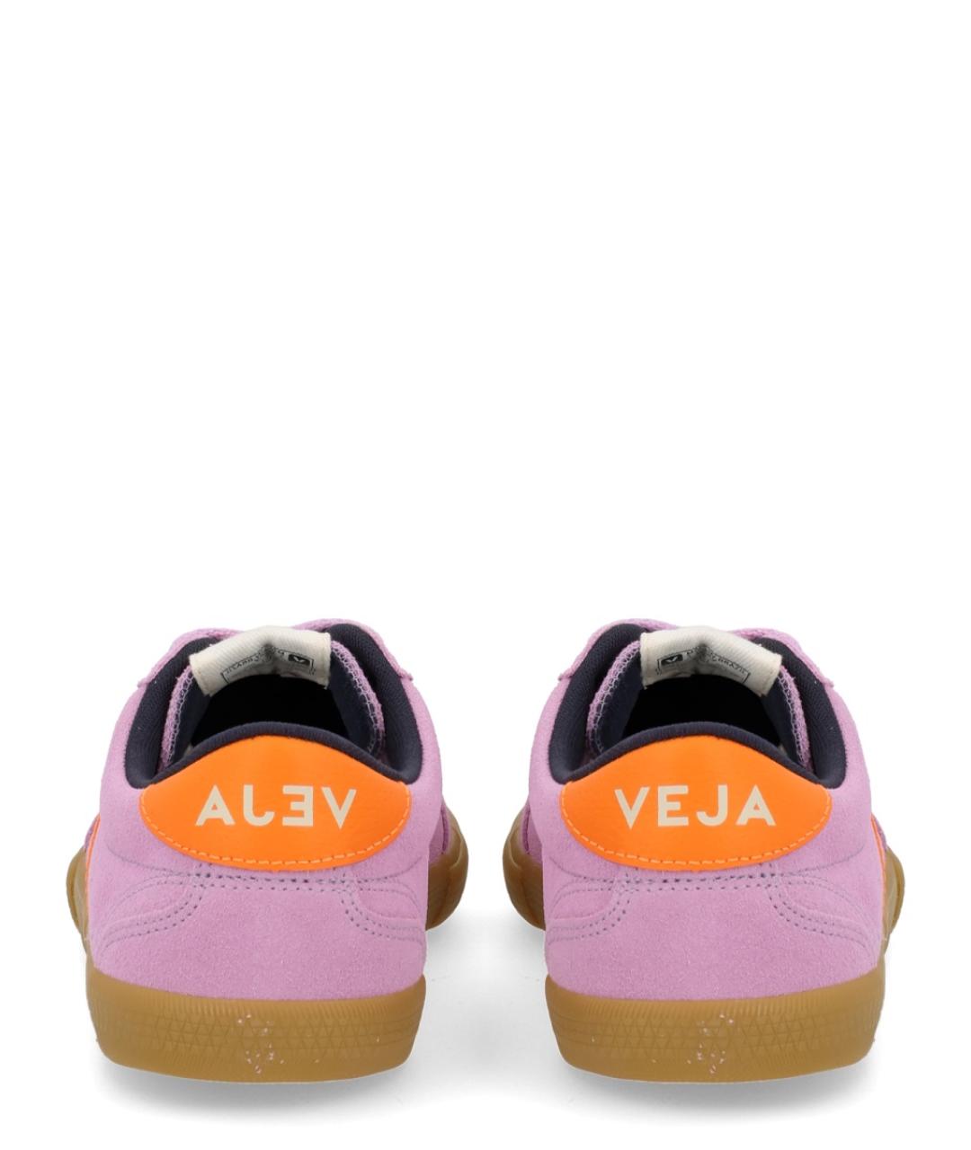 VEJA Фиолетовые кожаные кроссовки, фото 4