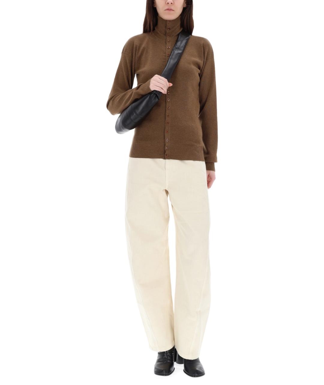 LEMAIRE Коричневый шерстяной кардиган, фото 2
