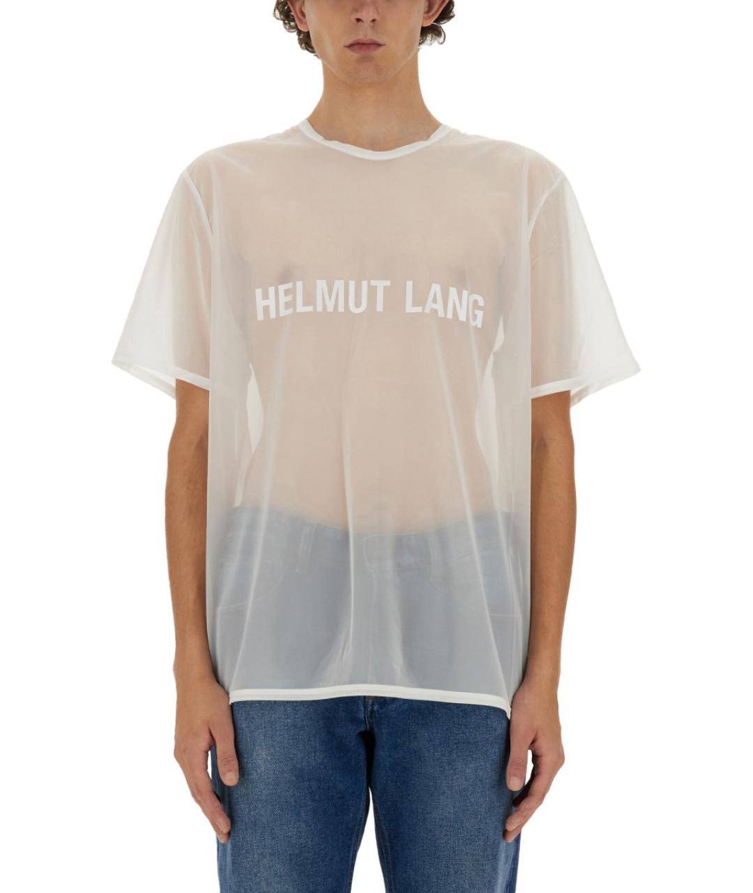 HELMUT LANG Белая футболка, фото 5