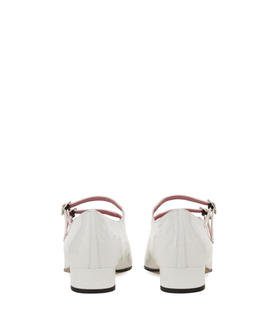 CAREL Белые лодочки на низком каблуке, фото 4