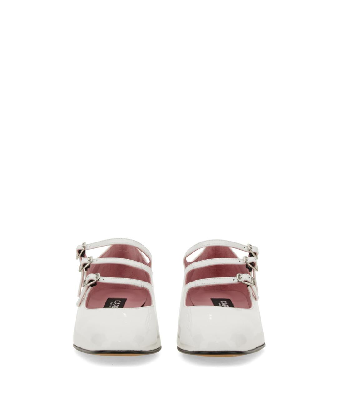 CAREL Белые лодочки на низком каблуке, фото 5