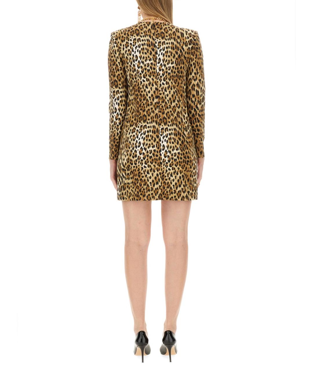 MOSCHINO Мульти вискозное коктейльное платье, фото 4