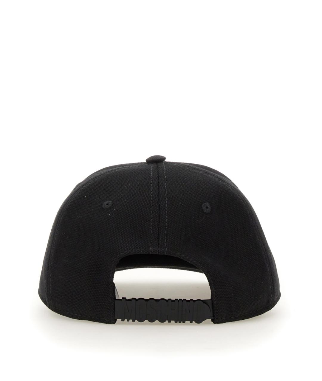 MOSCHINO Черная хлопковая кепка/бейсболка, фото 3