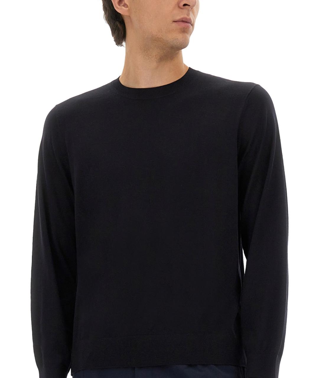 THEORY Синий шерстяной джемпер / свитер, фото 3