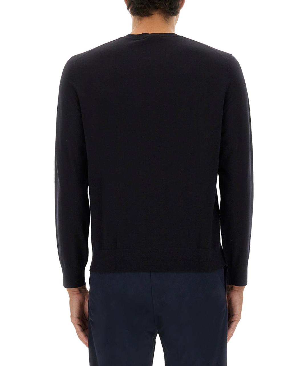 THEORY Синий шерстяной джемпер / свитер, фото 4