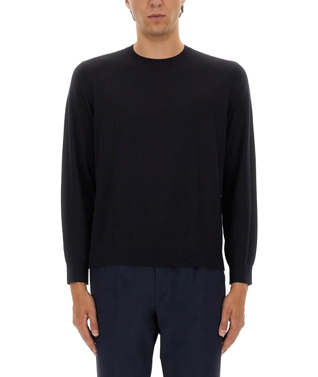 THEORY Синий шерстяной джемпер / свитер, фото 5