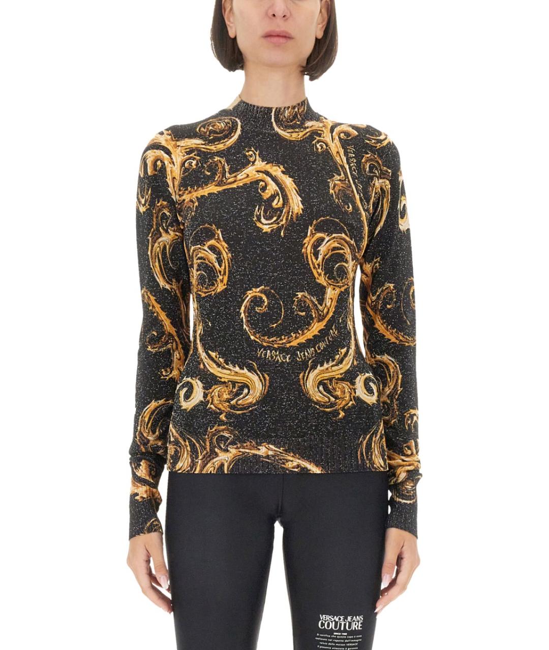 VERSACE JEANS COUTURE Мульти вискозный джемпер / свитер, фото 2