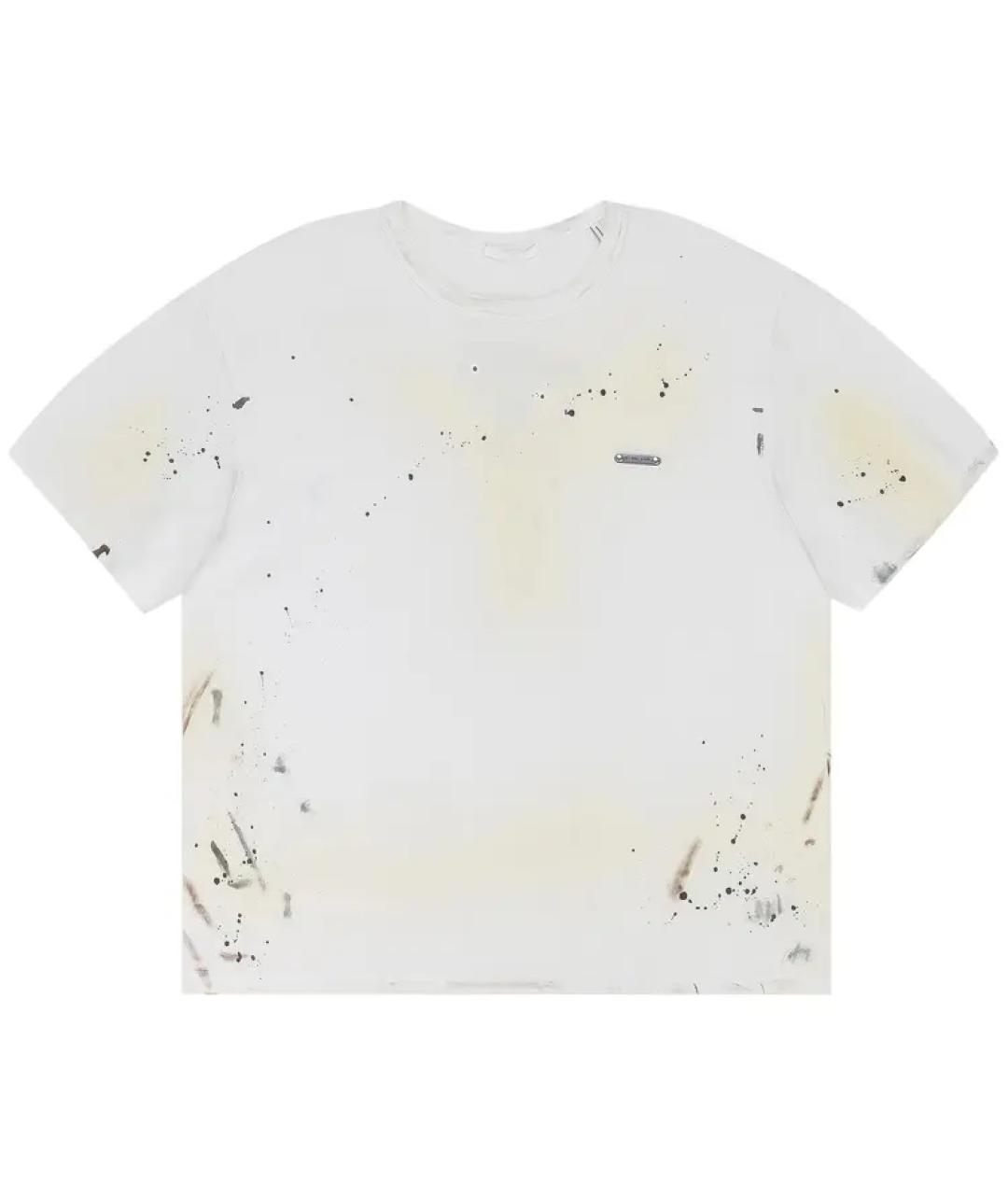 HELMUT LANG Белая хлопковая футболка, фото 1