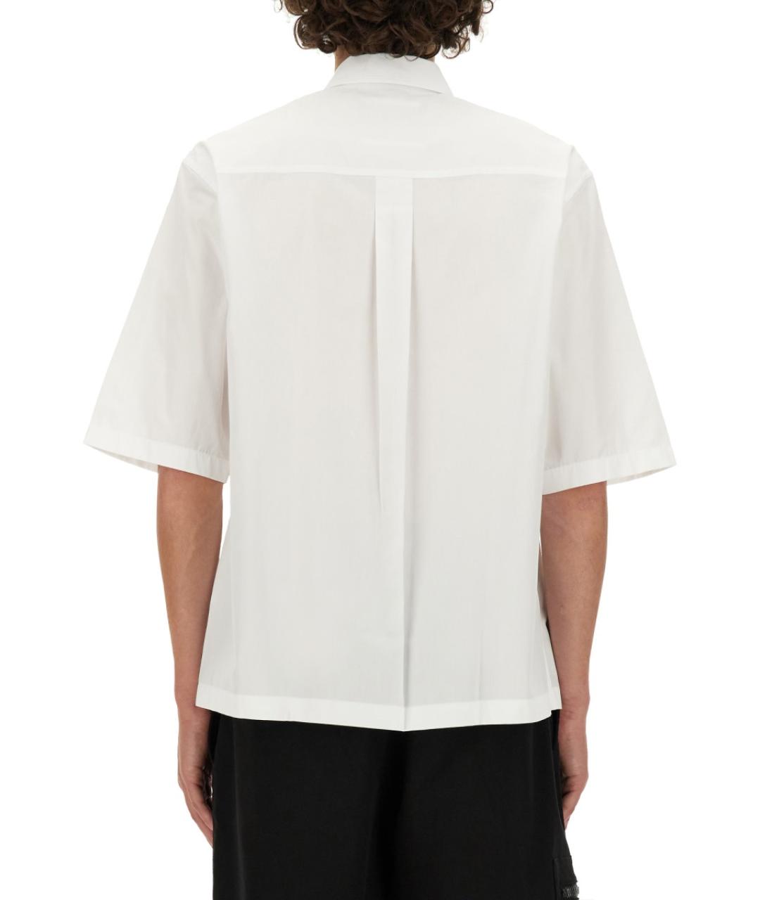 MOSCHINO Белая хлопковая кэжуал рубашка, фото 3