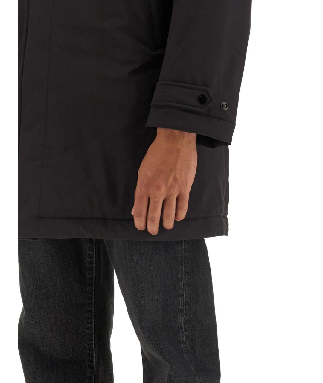 WOOLRICH Черная полиэстеровая куртка, фото 4