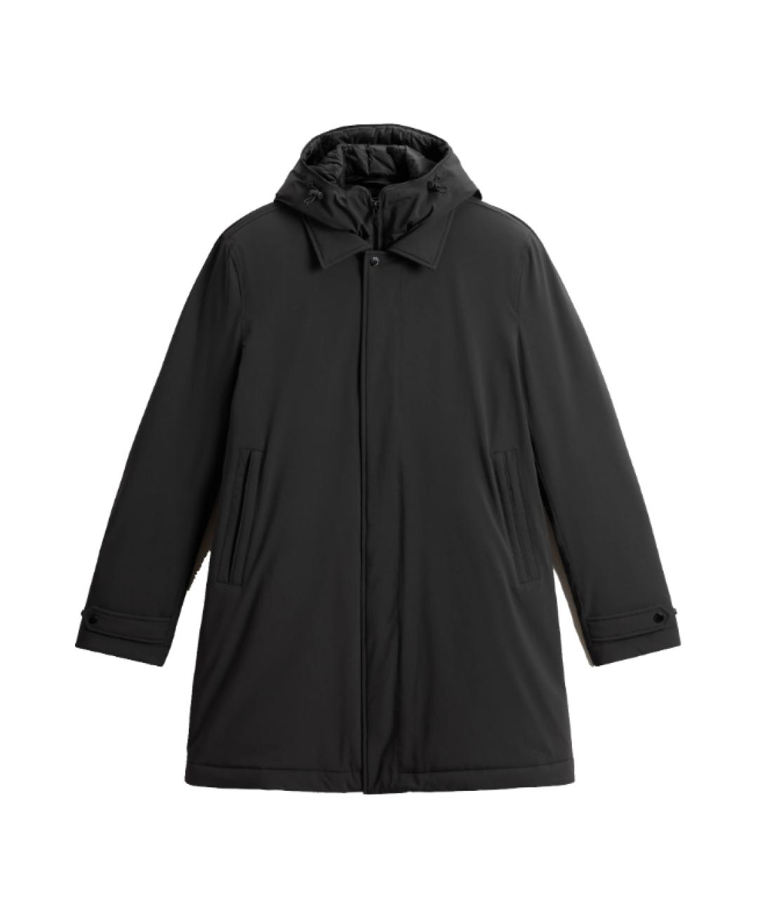 WOOLRICH Черная полиэстеровая куртка, фото 1