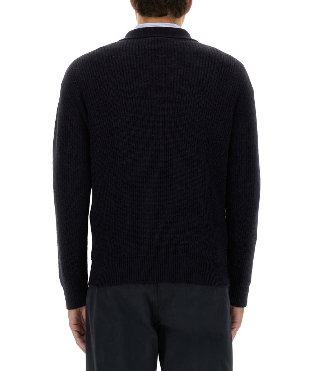 ASPESI Синий шерстяной джемпер / свитер, фото 4