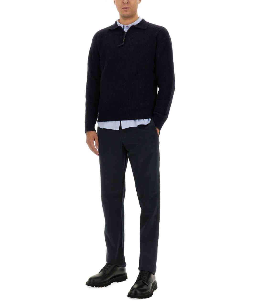 ASPESI Синий шерстяной джемпер / свитер, фото 2