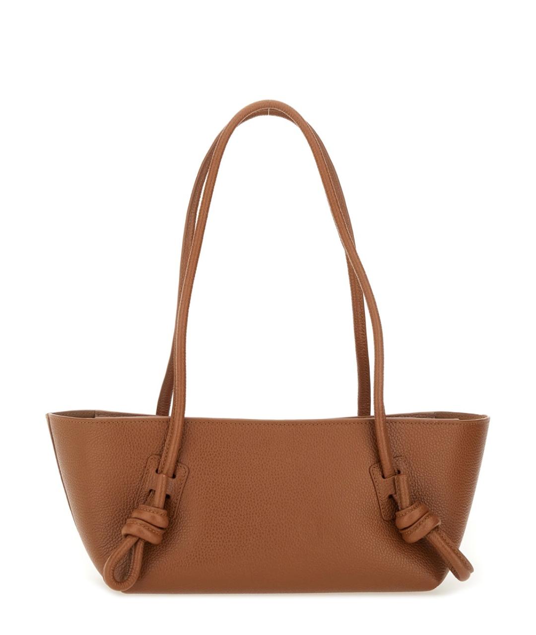 HEREU Коричневая кожаная сумка тоут, фото 2