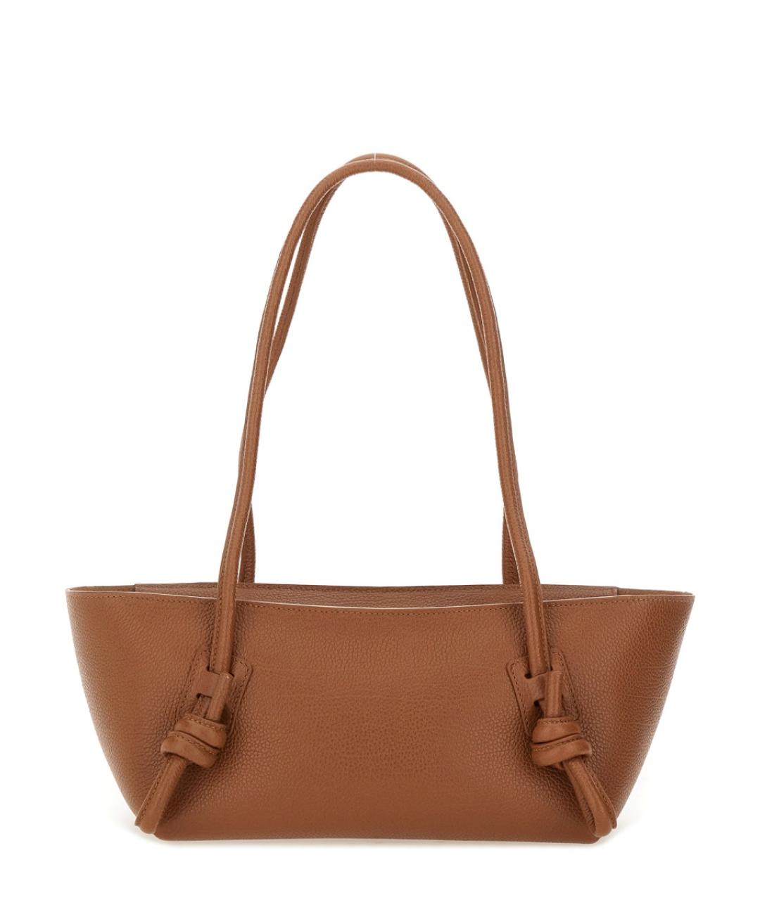 HEREU Коричневая кожаная сумка тоут, фото 1