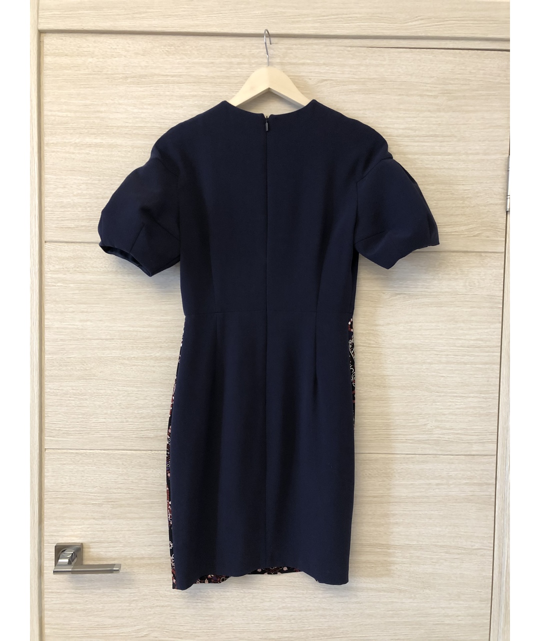 PINKO Темно-синее полиэстеровое повседневное платье, фото 2