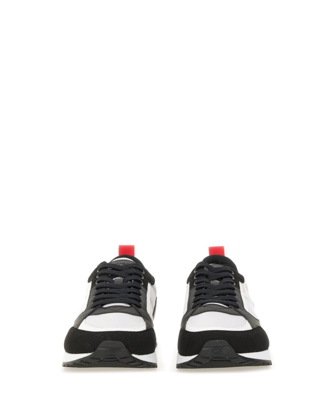 HUGO Серые синтетические низкие кроссовки / кеды, фото 4