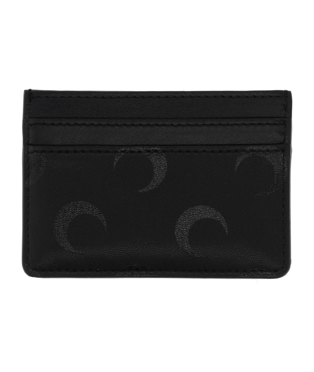 MARINE SERRE Черный полиуретановый кардхолдер, фото 1