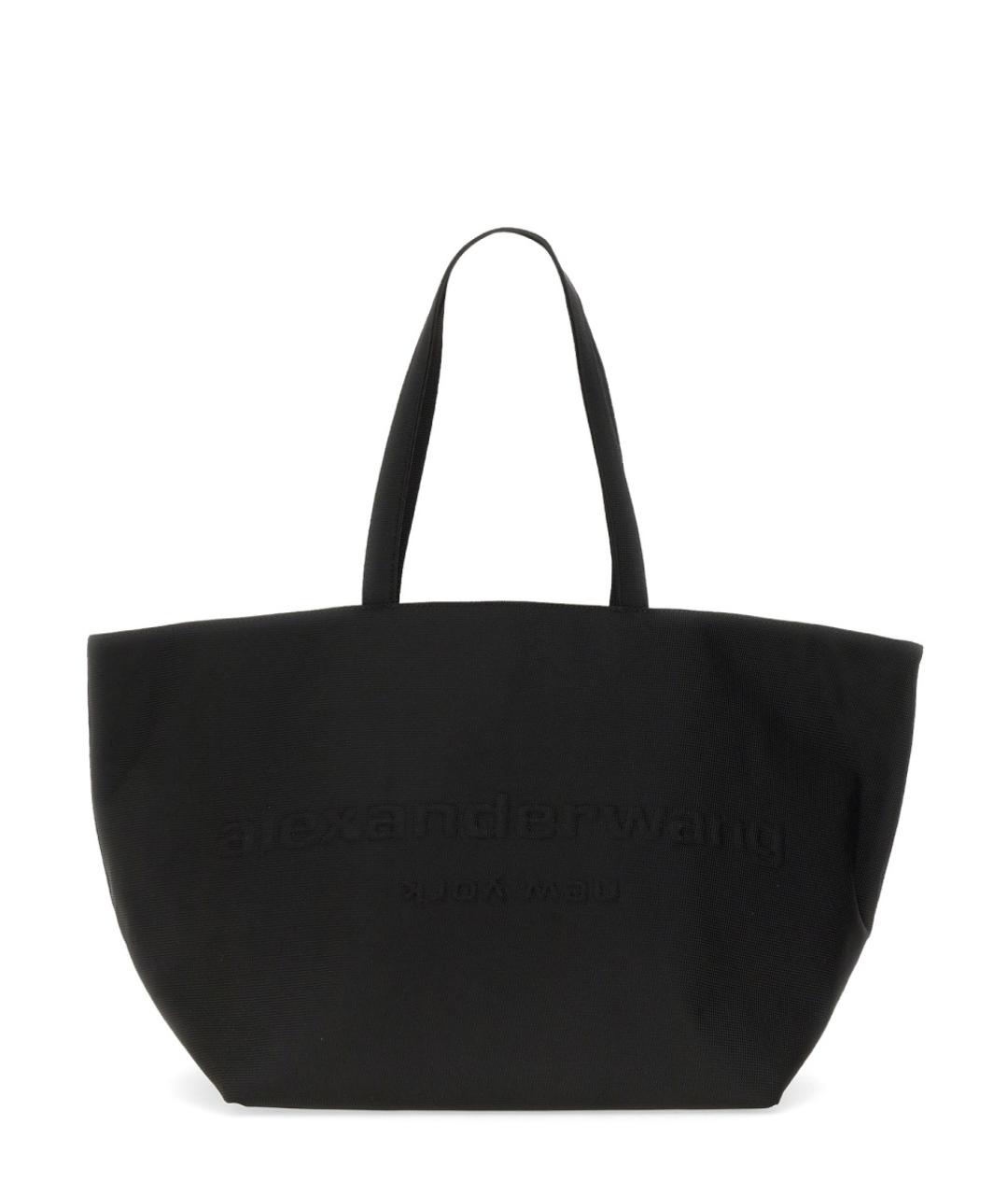 ALEXANDER WANG Черная синтетическая сумка тоут, фото 2