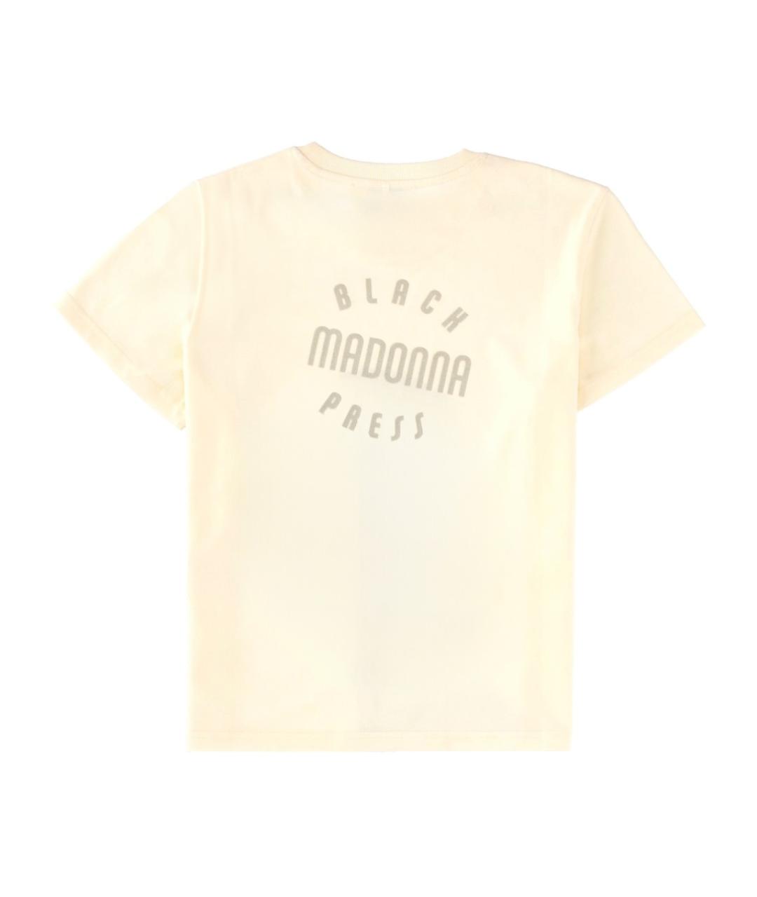 WALES BONNER Белая хлопковая футболка, фото 2